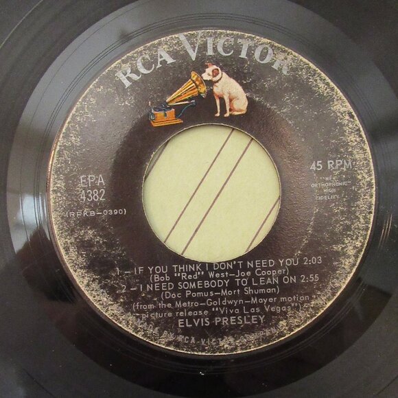 13+ Elvis Presley, Vinyl 45's, Various conditions, Vintage, Collectable Albums - Picture 4 of 13